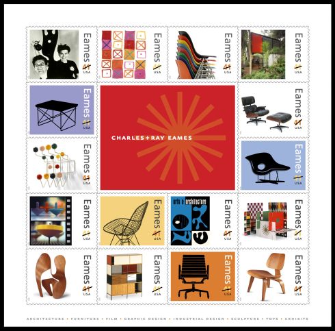 Charles and Ray Eames Stamps