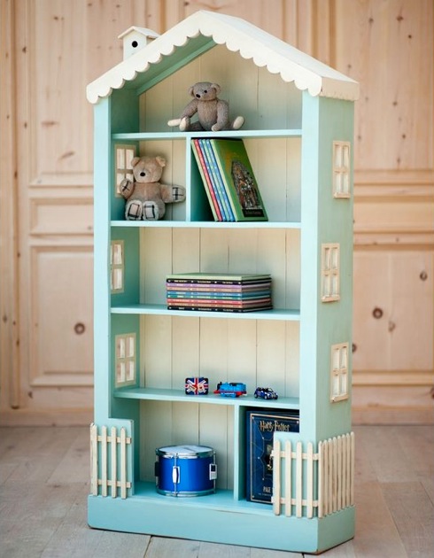 カワイイ収納はいかが ドールハウス風のカラーボックス Alice S Dollhouse Tall Bookcase インテリアハック