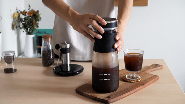 たった15分。あっという間に水出しコーヒーが作れるボトル【Cold Brew Maker(コールドブリューメーカー)】