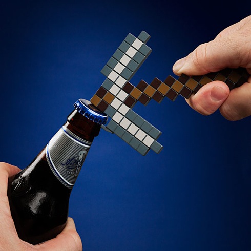 Minecraftpickaxebottleopener01