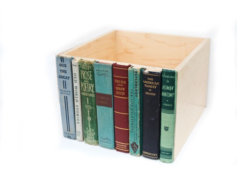 Modern Library Storage Bin