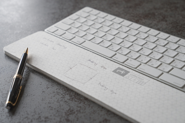 手書き派のあなたに。マウスパッド・リストレストになるメモ帳【Memo Mouse Pad＆Keyboard Pad】