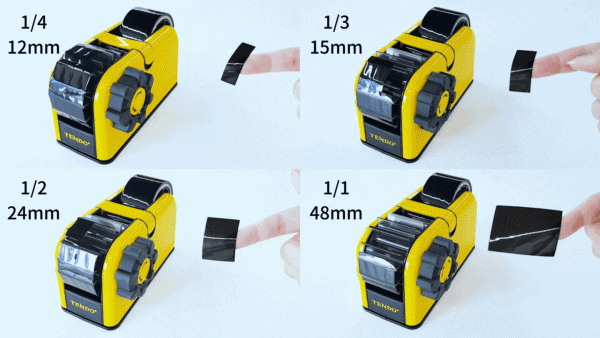 なんだこれは・・・。好きな幅のテープを大量生産できるテープカッター【TENDO°多分割テープディスペンサー】