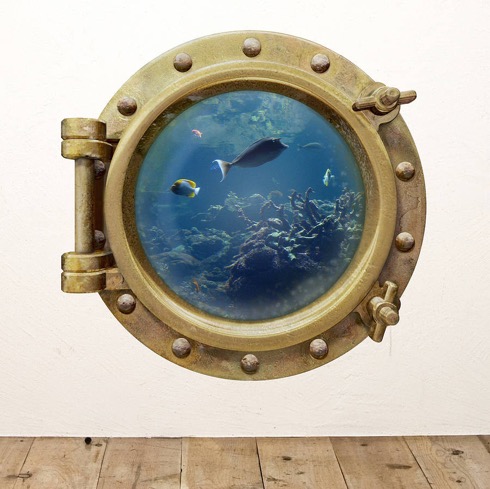 Underwaterportholewallsticker01